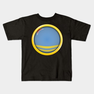 Country Flag of Aruba Kids T-Shirt